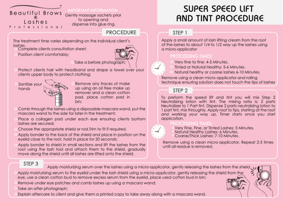 Brow/ Lash bomb super speed lift & tint