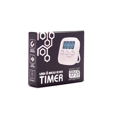 lash and brow bomb timer