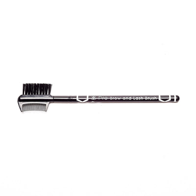 dual sided eyebrow and lash comb and brush