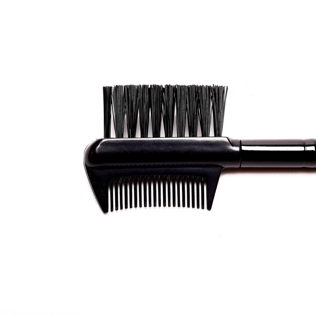 dual sided eyebrow and lash comb and brush