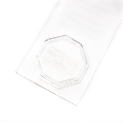 lash plate with octagonal crystal platform