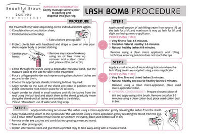 Brow / Lash Bomb Step no1 lifting cream